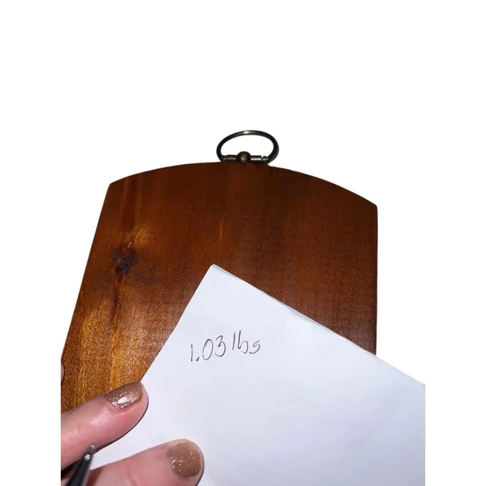 VTG 90's Wooden Wall Candle‎ Sconce Grandmacore Cottage Decor